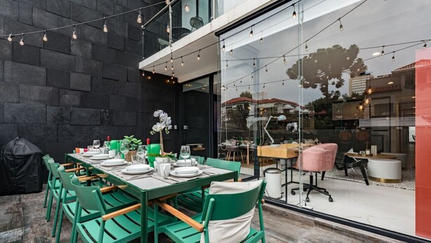 Outdoor dining - Stylish Polanco Duo Steps from Lincoln Park (Ciudad de México)