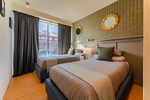 2 bedrooms, iron/ironing board, travel crib, WiFi