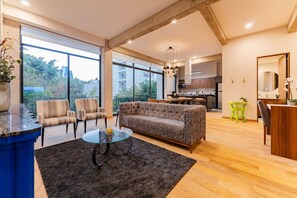 TV - Roma Norte Loft with City Views | FIFA World Cup (Ciudad de México)