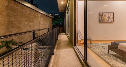 Modern Home with Balcony, Office Space, and Free Parking
