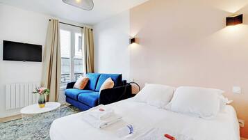 Fer et planche Ă repasser, Wi-Fi gratuit, draps fournis