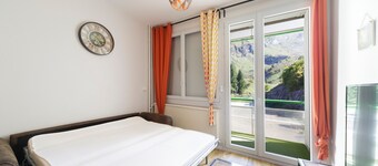 Ô Cocon - Station de ski à pied, vue montagne