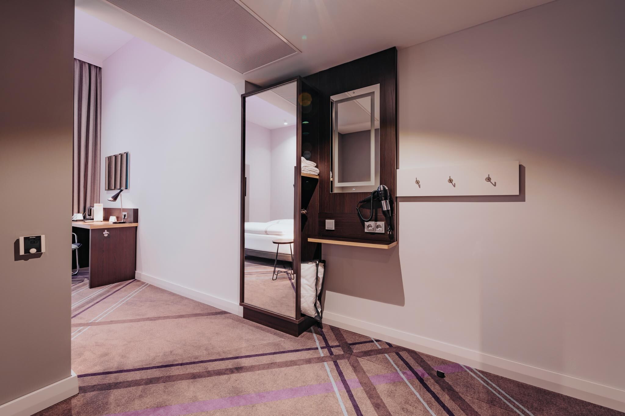 Habitación doble, ducha adaptada | Sistema de insonorización, wifi gratis, ropa de cama