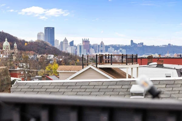 Blick von der Unterkunft