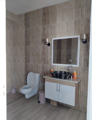 Shower, free toiletries, hair dryer, towels - Henchir Ejdoud  (Kairouan)