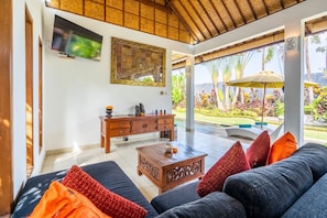 Living area - Ratih Villa - Two Bedroom Villa, Sleeps 4 (Sayan)