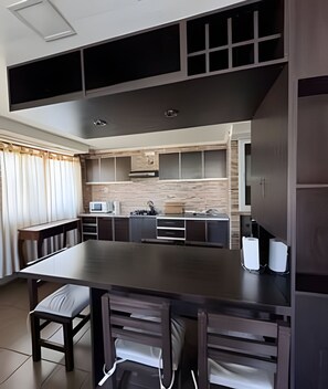 Kabin Keluarga | Dapur pribadi | Mesin pembuat kopi/teh dan tisu