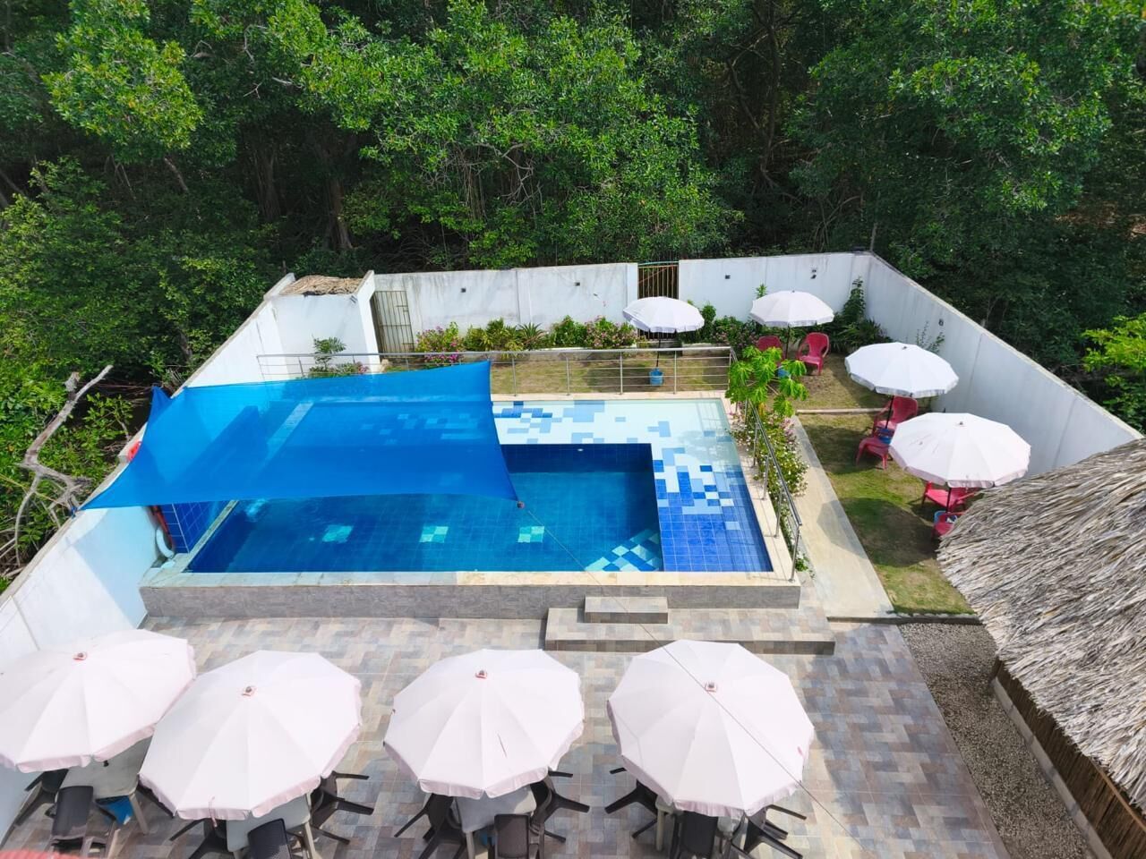 Alberca al aire libre 