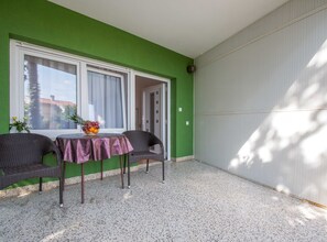 Terrace/patio - Contemporary Crikvenica Apartments with Private Parking - Studio Apartment (Crikvenica)