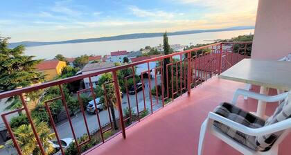 Sleek and Serene Rooms Crikvenica - Triple room with Balcony and Sea View