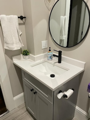 Savon, shampoing, papier toilette