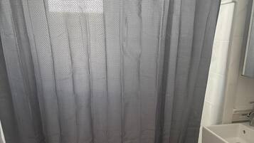 Soap, shampoo, toilet paper