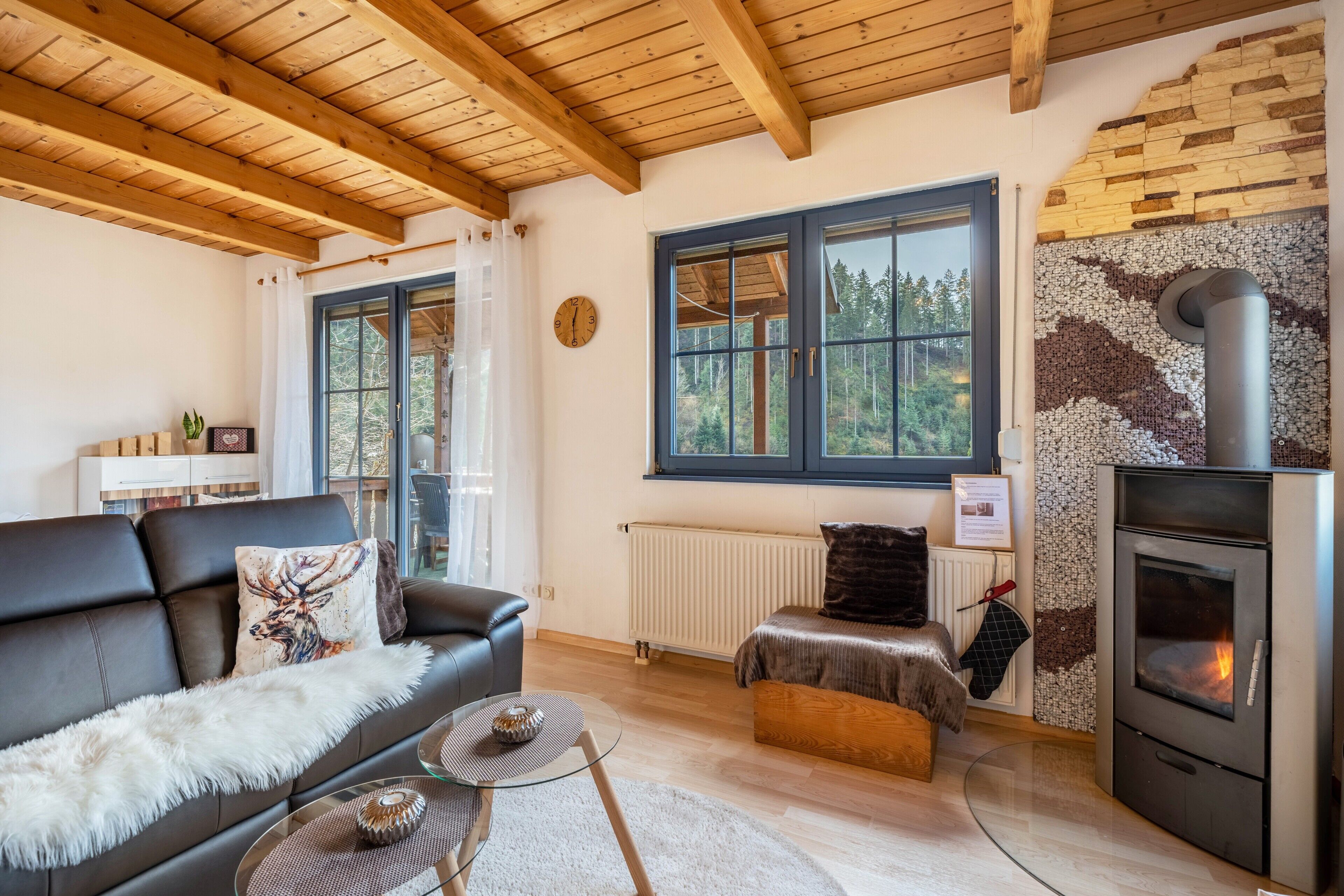 Fernseher, Kamin