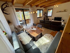 Fernseher, Kamin
