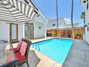 Outdoor pool, a heated pool - 3-Min Walk to Beach, 2 Fully Equipped Homes for Your Destin Getaway (Destin)