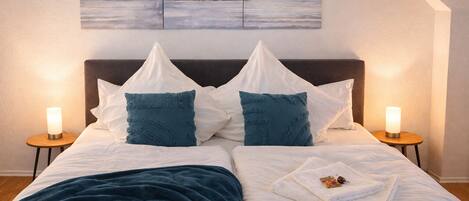 2 Schlafzimmer, Bügeleisen/Bügelbrett, kostenloses WLAN, Bettwäsche