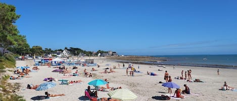 On the beach