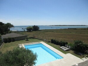 Et oppvarmet basseng