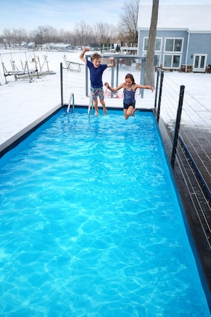 Una piscina climatizada