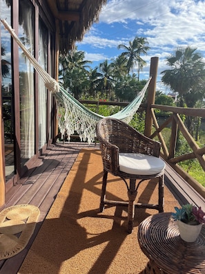 Deluxe Quadruple Room, Lanai, Garden View
