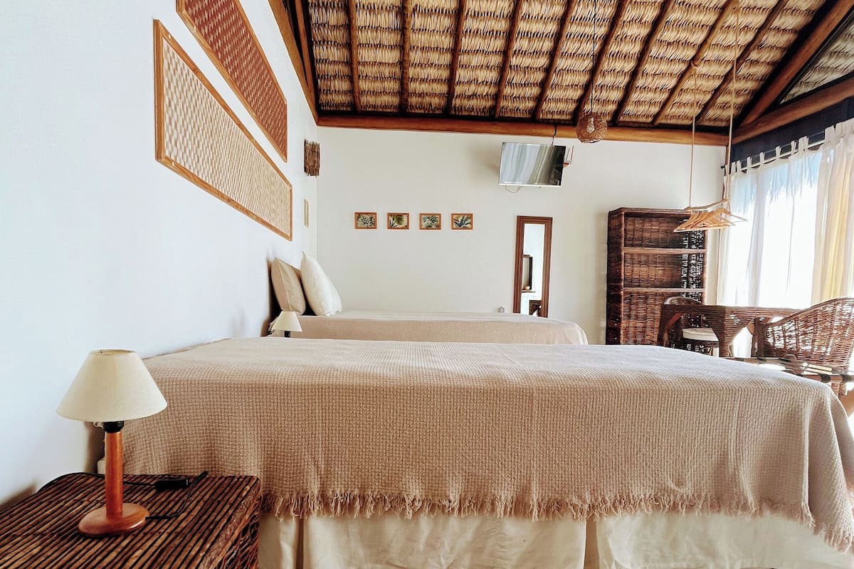 Deluxe Quadruple Room, Lanai, Garden View