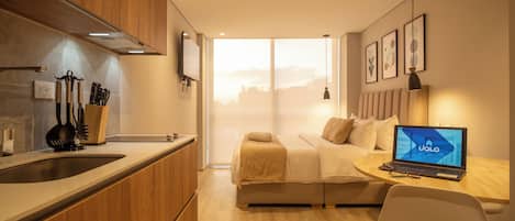 Loft | 1 camera, una cassaforte in camera, ferro/asse da stiro, Wi-Fi gratuito