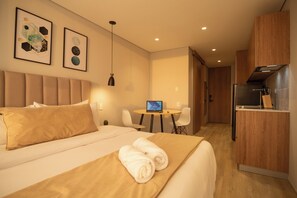 Loft | 1 bedroom, in-room safe, iron/ironing board, free WiFi - Edificio QO 97 By Jalo (Bogotá)