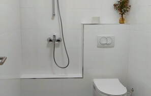 Shower, hair dryer