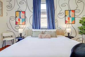 4 bedrooms, iron/ironing board, travel cot, free WiFi