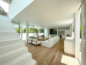 Villa, 2 soverom, privat basseng | Oppholdsrom