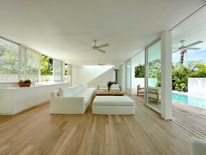 Villa, 2 Bedrooms, Private Pool | Living room - Sunset Bungalow (Canggu)