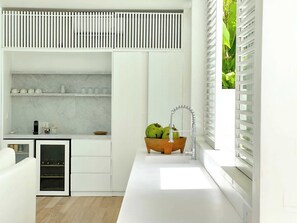 Villa, 2 Bedrooms, Private Pool | Private kitchen | Coffee/tea maker, electric kettle - Sunset Bungalow (Canggu)