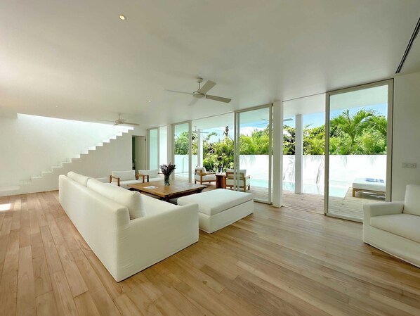 Villa, 2 Bedrooms, Private Pool | Living room - Sunset Bungalow (Canggu)