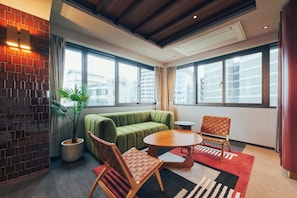 Appartement Deluxe, vue ville | Vue de la chambre