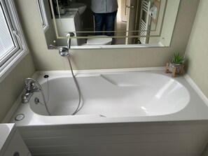 Shower, hair dryer