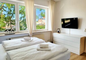 1 bedroom, iron/ironing board, WiFi - New gem on the harbor: first-class furnishings and fantastic views (Neustadt in Holstein)