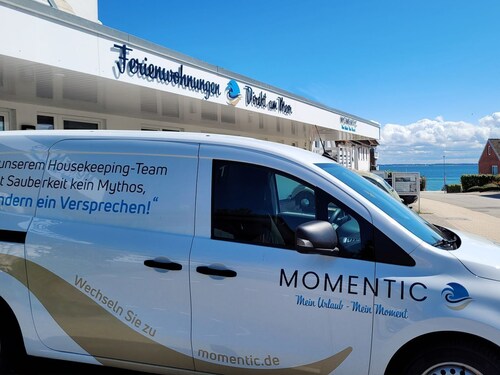 Ferienwohnung mit Meerblick und Terrasse - Nur 50 Meter zum Strand inklusive