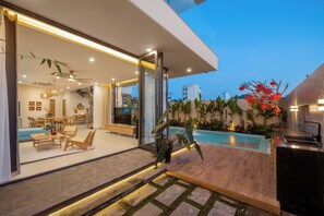 Villa Deluxe, 6 habitaciones, piscina privada | Zona de estar