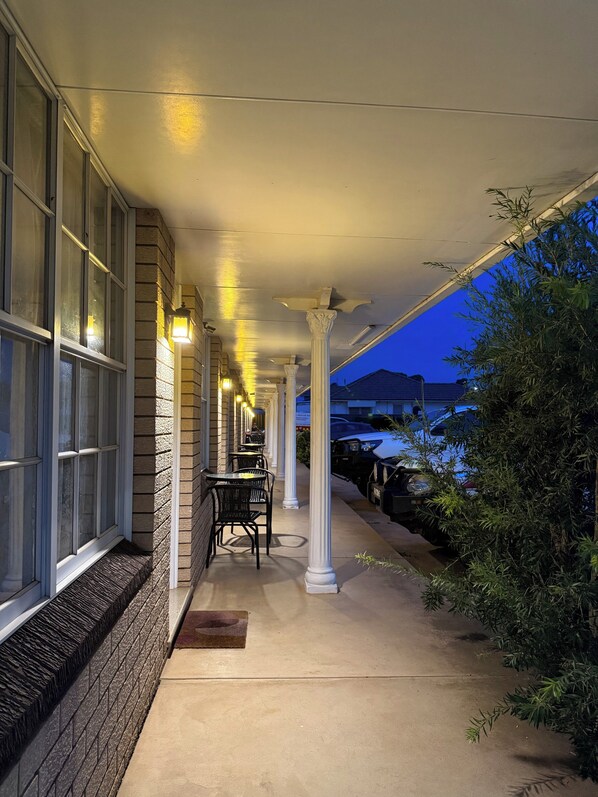 Voorkant van accommodatie