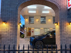 Voorkant van accommodatie