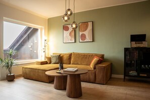 Televisión, chimenea y reproductor de DVD 