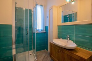 Shower, hair dryer