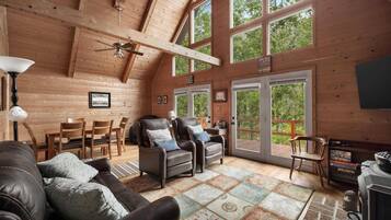 Télévision, cheminée