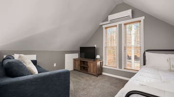 2 habitaciones, tabla de planchar con plancha, wifi y ropa de cama