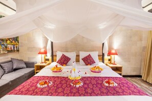 2 bedrooms, bed sheets