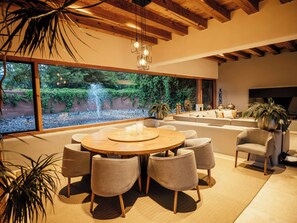 Dining - Casa Izar, Magnificent Modern House with Pool and Lake View (El Cerrillo)