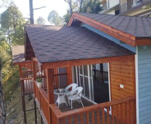Luxury-Ferienhaus, Balkon, Bergblick