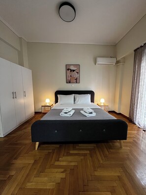 Apartment, City View | 3 bedrooms, in-room safe, soundproofing, iron/ironing board - Pnyka Apartment 2 (Athens)