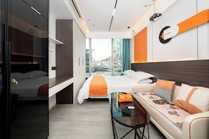 Basic Double Room | Laptop workspace, blackout drapes, soundproofing, iron/ironing board