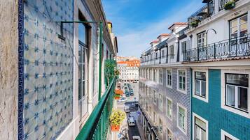 Vue sur la ville depuis lâhĂ©bergement